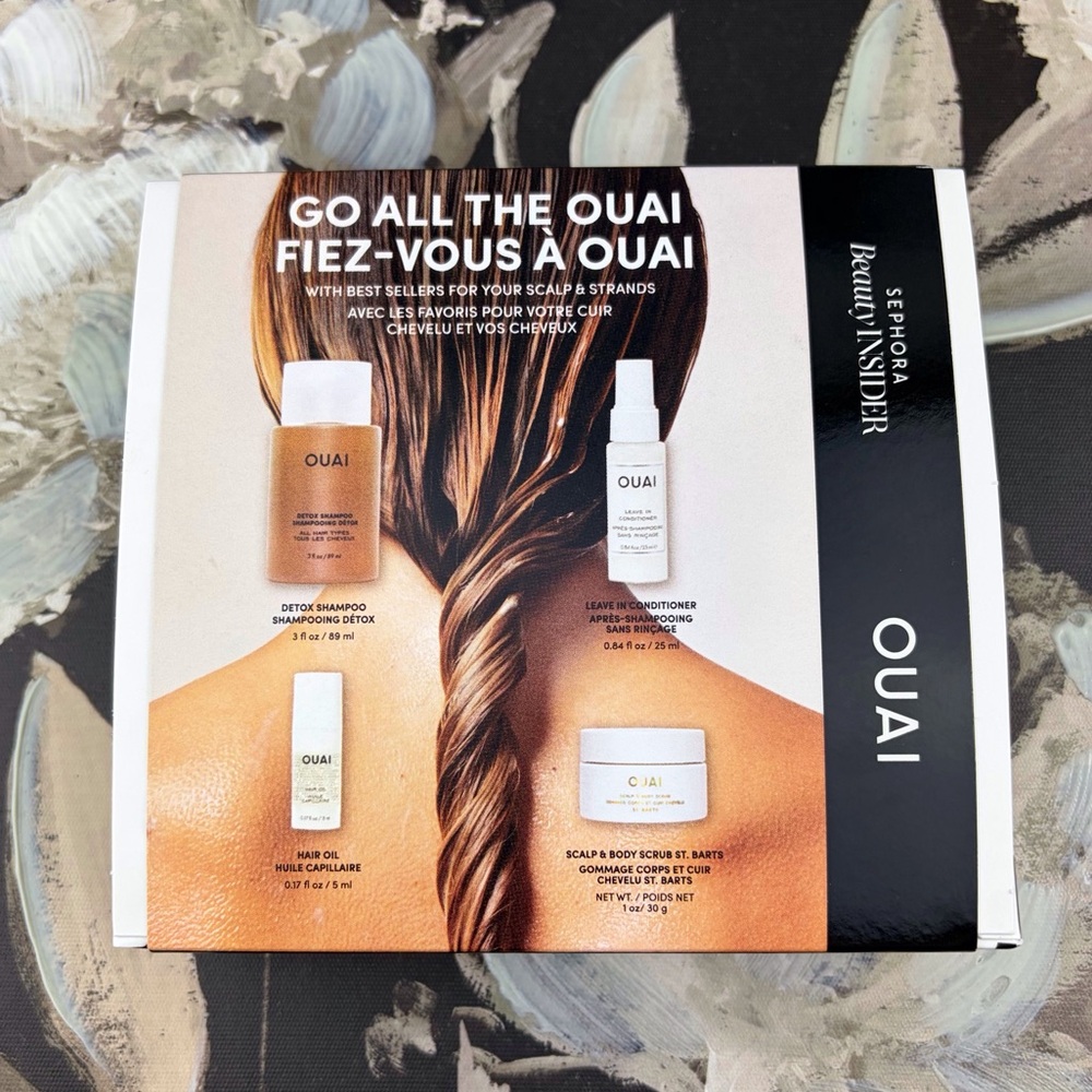 NIB Sephora Beauty Insider VIP Deluxe Edition Go All The Way Ouia 4 Piece Kit.